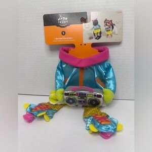 Retro Skater Dog and Cat Frontal Costume with Boombox Toy - Hyde and EEK!